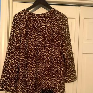 JCrew cheetah print dress.
